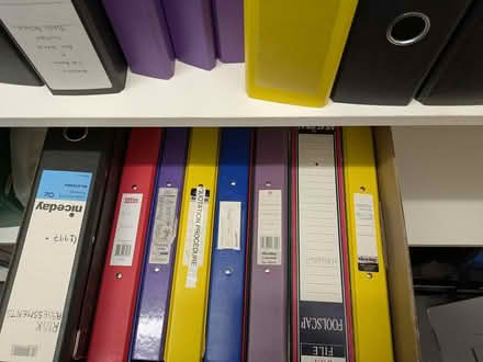 Photo of free lever arch files /ring binders (Porthmadog) #2