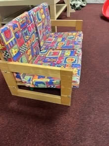 Photo of free Nursery size sofa (Kirkdale) #2