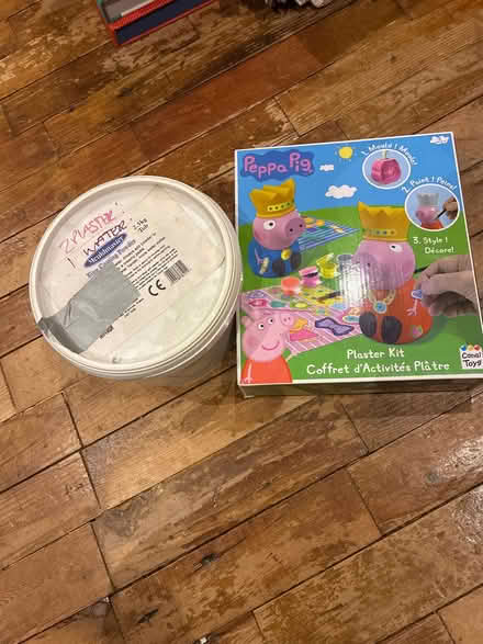 Photo of free Peppa pig moulds and extra plaster (Wollaton NG8) #1
