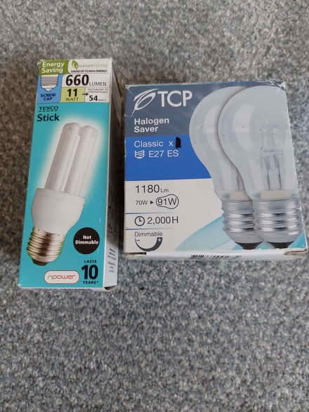 Photo of free Two screw cap bulbs (Humphrey's End GL6) #1