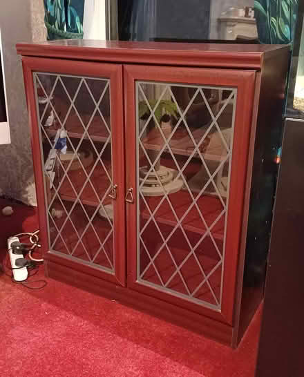 Photo of free Wooden display cabinet (Trewoon) #1