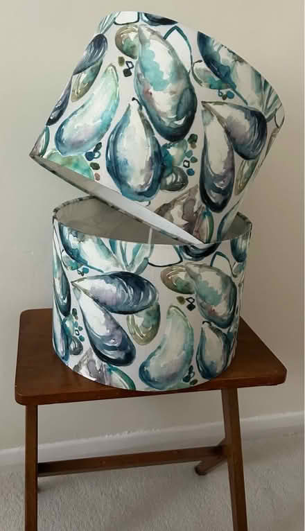 Photo of free 2 x coastal design lampshades (Chorleywood WD3) #1