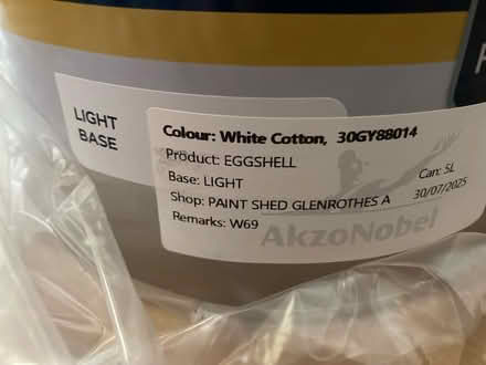 Photo of free 5L eggshell white paint (Didcot, Ladygrove) #2