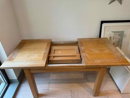Photo of free Pine kitchen table (Balham SW12) #3