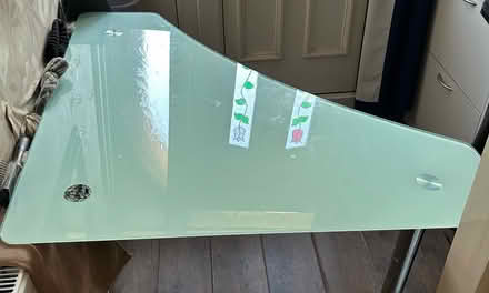 Photo of free Glass Top Corner Desk (Great Moor SK2) #1