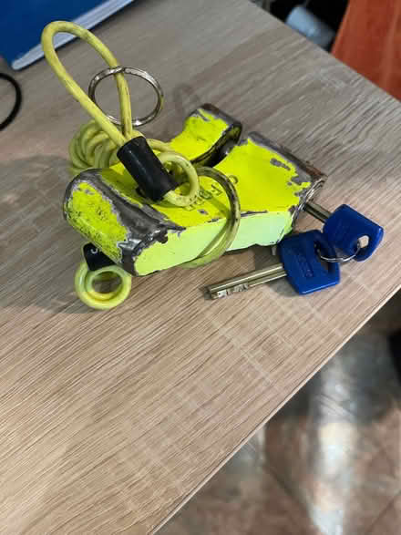 Photo of free Motorbike Disc lock and motorbike chain (Surbiton KT6) #1