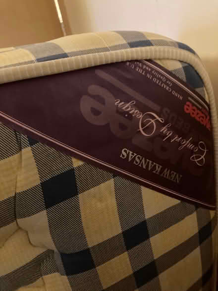 Photo of free Single divan bed, pine headboard (Moreton-in-Marsh GL56) #3