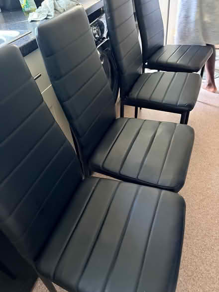 Photo of free 4 black chairs (Bracknell’s RG42) #1