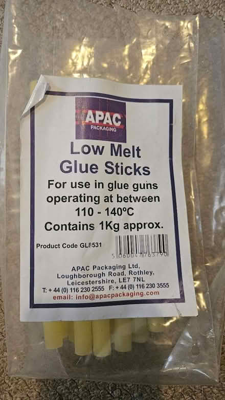 Photo of free Low melt glue sticks (RG4) #1