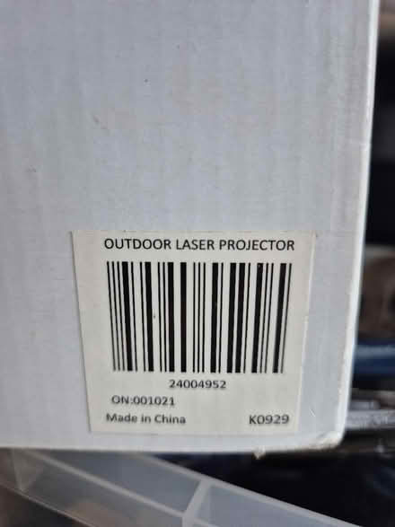 Photo of free Christmas outdoor laser projector lights. (Harley Shute TN38) #2