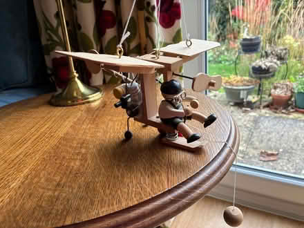 Photo of free Small wooden flying machine & pilot –wings move – 4 repair (Neat Enstone OX7) #2