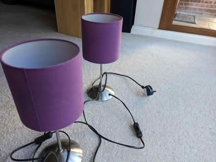 Photo of free Bedside lamps (Leybourne) #2