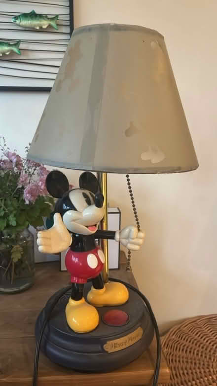 Photo of free Mickey mouse lamp (Hailsham BN27) #1