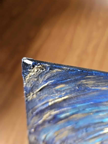 Photo of free ART: Oil Painting, Blues and Gold (85/El Camino near Sylvan) #4