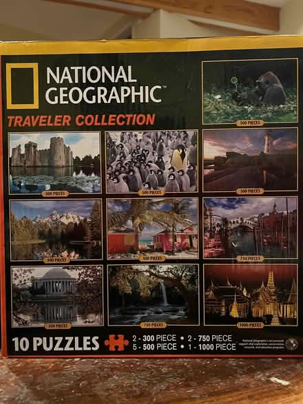 Photo of free Box of 6 jigsaw puzzles (Columbia Heights) #1