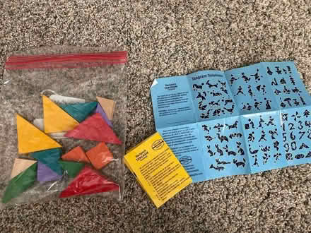 Photo of free Backpack Tangrams game (Skokie) #1