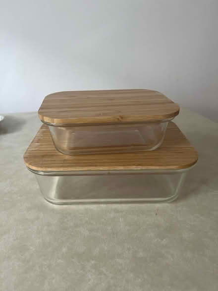 Photo of free Glass Tupperware boxes x 2 (CT11) #1