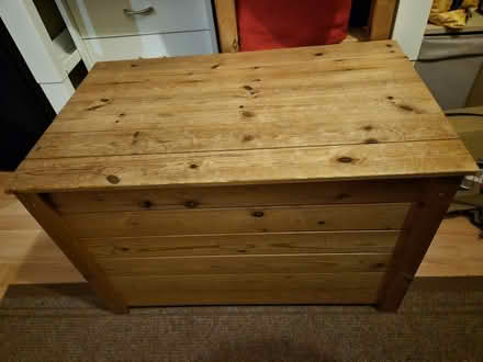 Photo of free Pine storage ottoman (2nd unit) (Wolverhampton WV10) #1