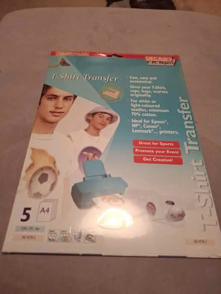 Photo of free Shirt transfer kit (Threemilestone Truro) #1