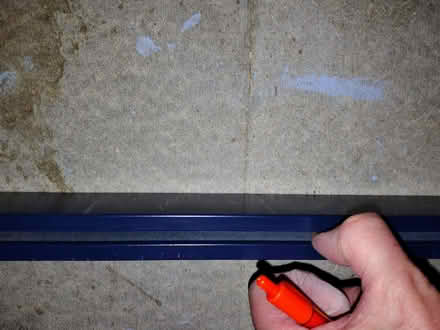 Photo of free Blue wooden post (Commonside Rd) #3