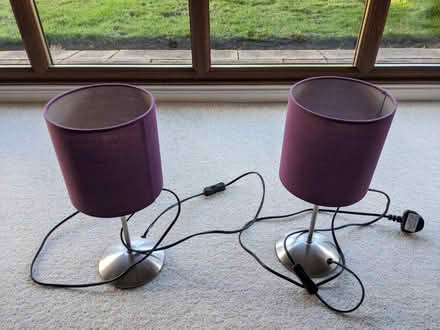 Photo of free Bedside lamps (Leybourne) #1