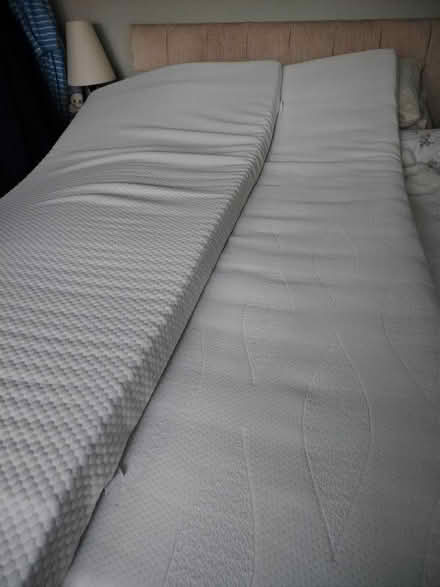 Photo of free 2 x single memory foam mattress toppers (Bowerham LA1) #1