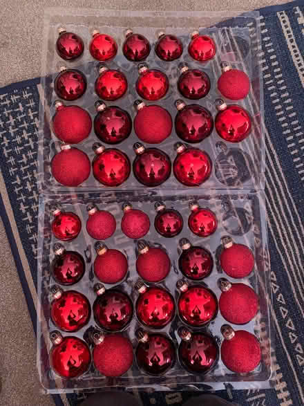 Photo of free Red baubles - various sizes (Penrith CA11) #3