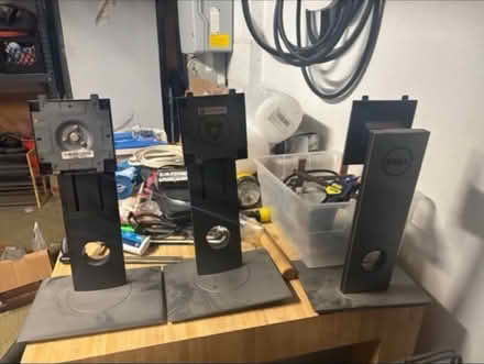 Photo of free Three computer monitor STANDS (North scottsdale) #1