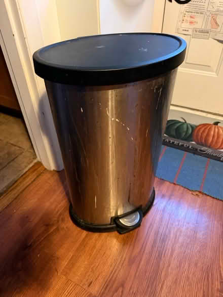 Photo of free Stainless steal trash bin (Lunenburg near Townsend) #1