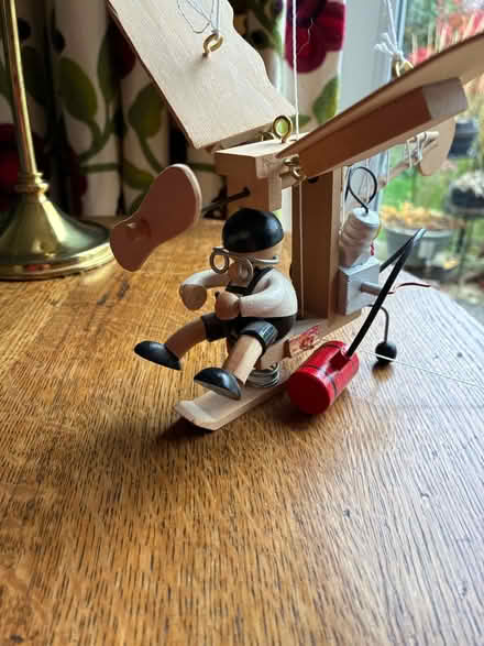 Photo of free Small wooden flying machine & pilot –wings move – 4 repair (Neat Enstone OX7) #3