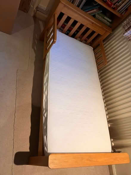 Photo of free Oak Toddler Bed plus mattress (Teddington TW11) #1