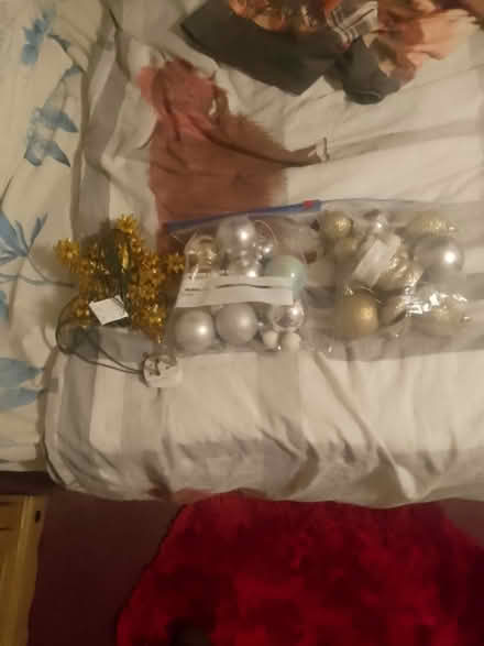 Photo of free Snowman Prelit Xmas Tree & Xmas Decorations (Culgaith CA10) #3