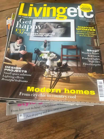Photo of free Design magazines. Living Etc (East Didsbury/Burnage M19) #1