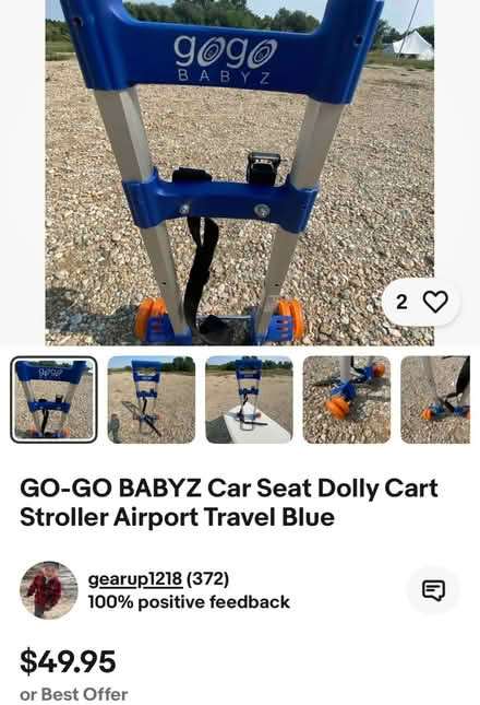 Photo of free GO-GO BABYZ Car seat dolly (Forest Hills, Queens) #2