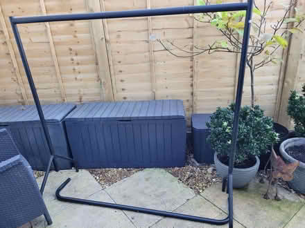 Photo of free Temporary black clothes rail (Whitminster GL2) #1