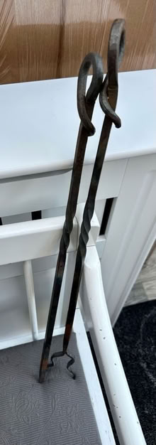 Photo of free Fireside companion set, match holder, log carrier (Holbeach St Marks PE12) #3