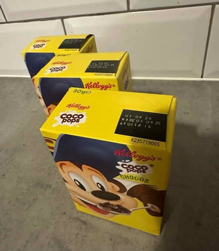 Photo of free Kelloggs Coco Pops x 3 (Hemel Hempstead HP3) #2