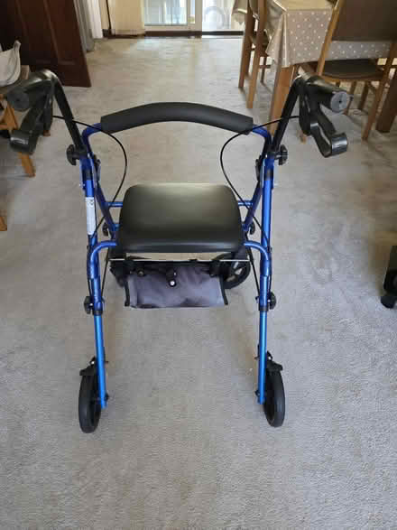 Photo of free Mobility walker - storage & seat (CR7) #1