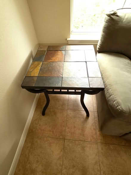 Photo of free Stone and Metal Coffee/End Tables (West Side - Buttercup) #2