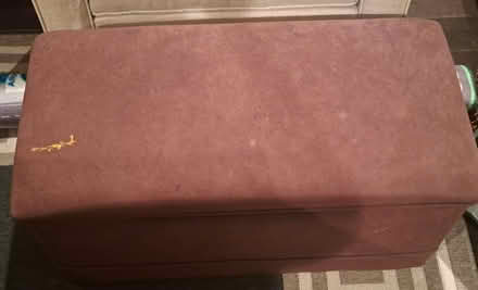 Photo of free Brown Suede Toy Box and Bench (20747) #1