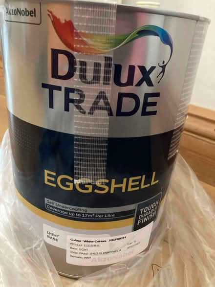 Photo of free 5L eggshell white paint (Didcot, Ladygrove) #3