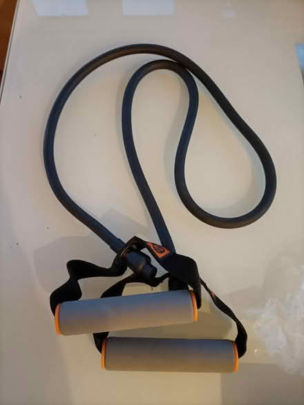 Photo of free Resistance band with handle grips (Bucklesham) #1