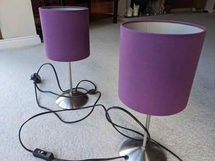 Photo of free Bedside lamps (Leybourne) #4