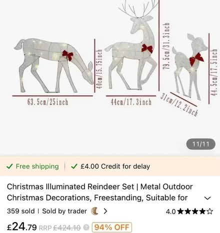 Photo of free Reindeer lights (Burgess Hill RH15) #3