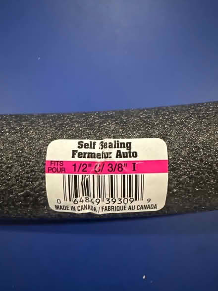 Photo of free Pipe insulator for 1/2 to 3/8” (Britannia) #2