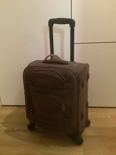 Photo of free Small brown suitcase (handle broken) (Pewsham SN15) #1