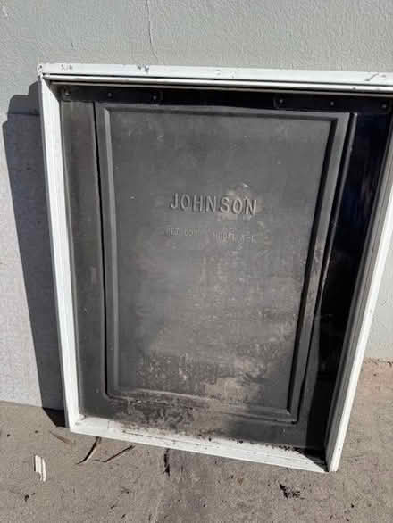 Photo of free large dog crate and dog door (Lompoc, CA) #1