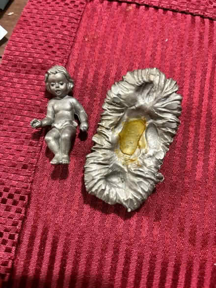 Photo of free Pewter baby Jesus in the manger (North Wales) #2