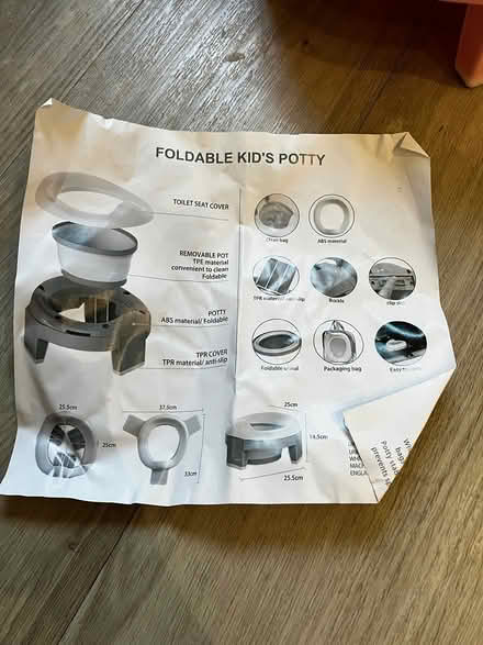 Photo of free Portable travel potty (North chichester) #4