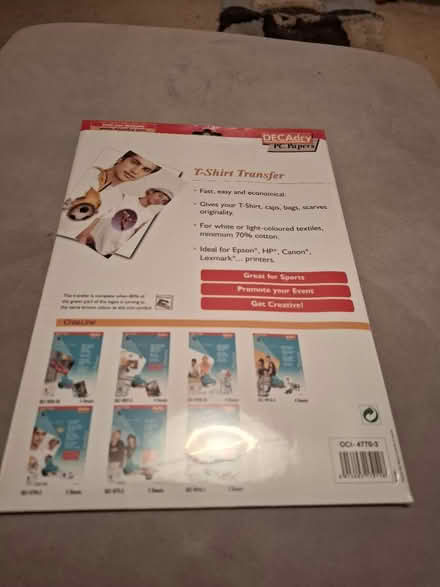 Photo of free Shirt transfer kit (Threemilestone Truro) #2